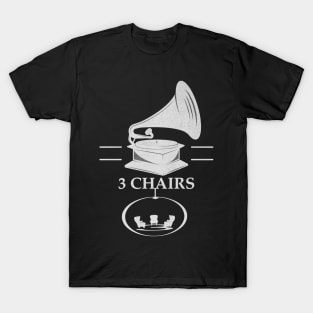 No Drum Machine 3 Chairs T-Shirt